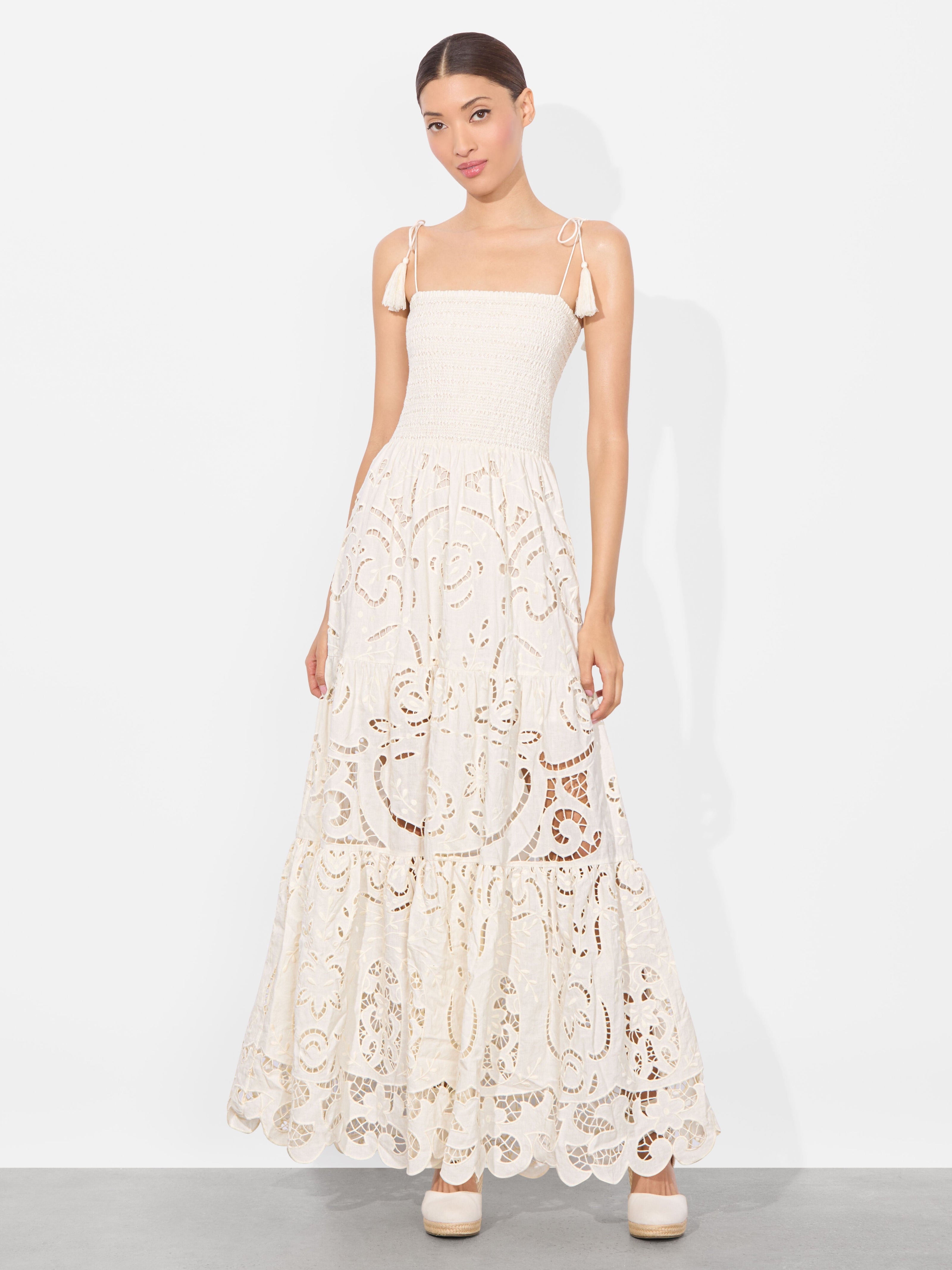 MARNA TIERED MAXI DRESS-ALICE + OLIVIA