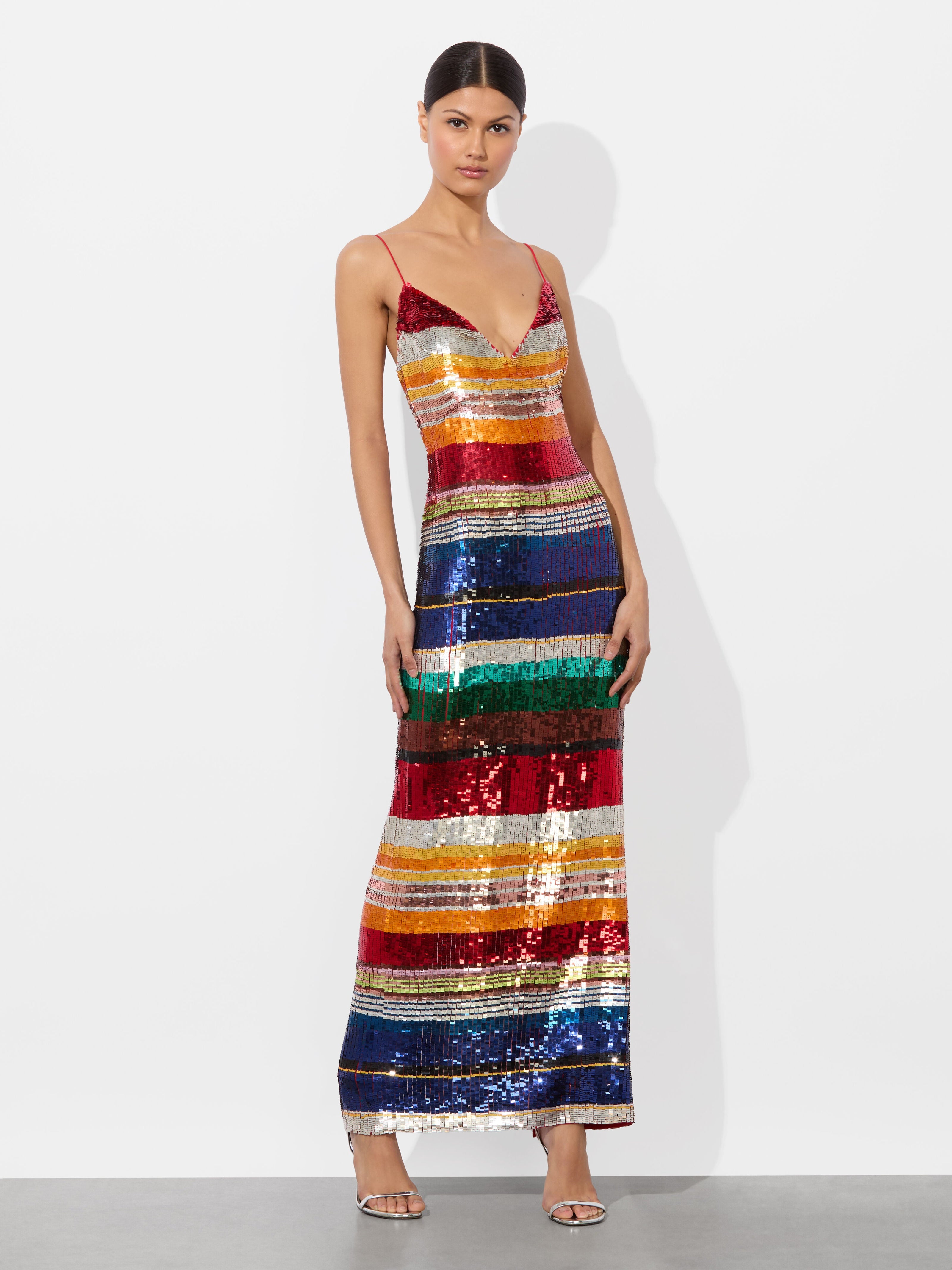 ARTEA EMBELLISHED MAXI DRESS-ALICE + OLIVIA