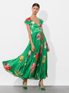 HALIA PLEATED MIDI DRESS-ALICE + OLIVIA