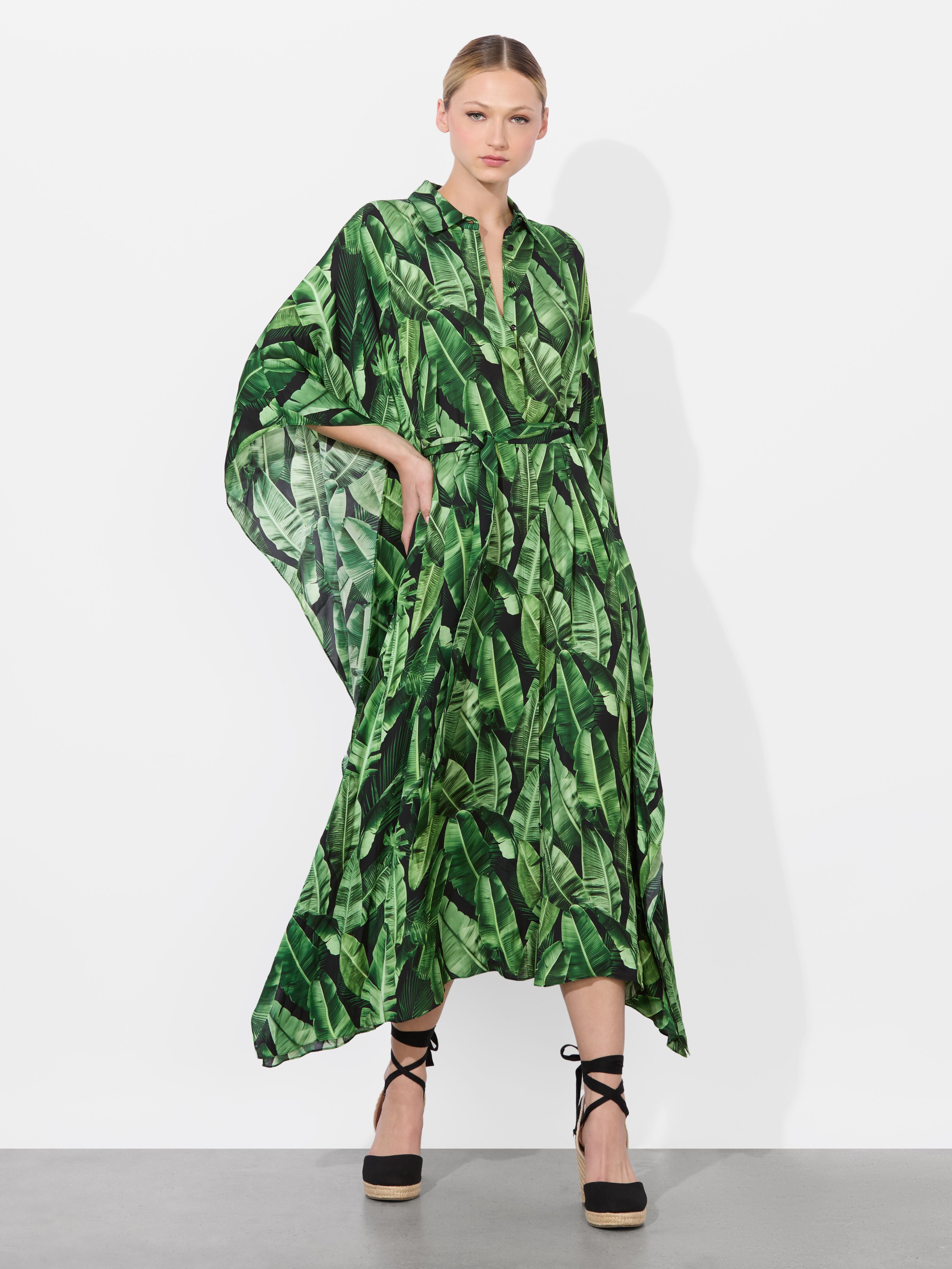 DEANNE MIDI SHIRT DRESS-ALICE + OLIVIA