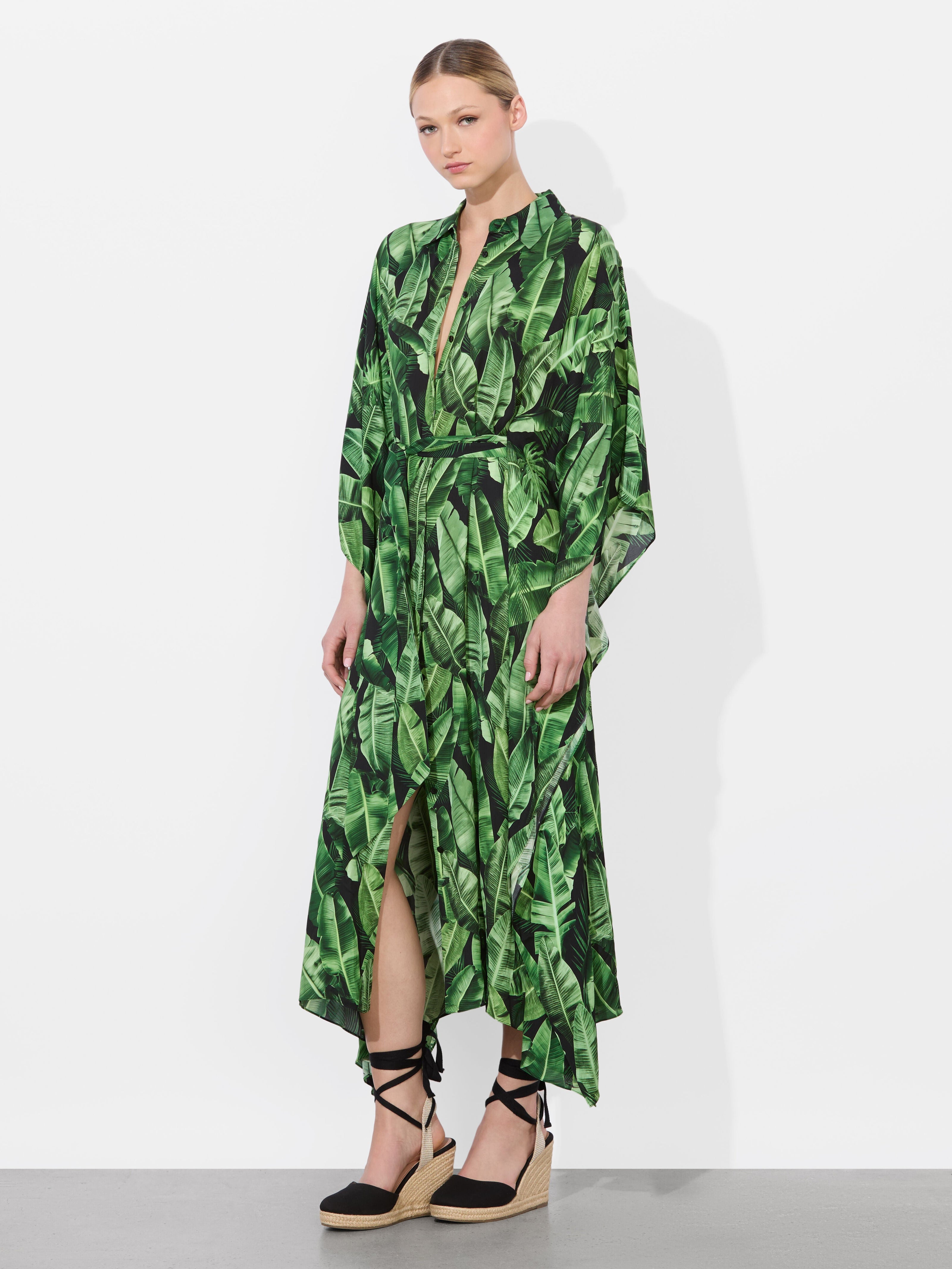 DEANNE MIDI SHIRT DRESS-ALICE + OLIVIA