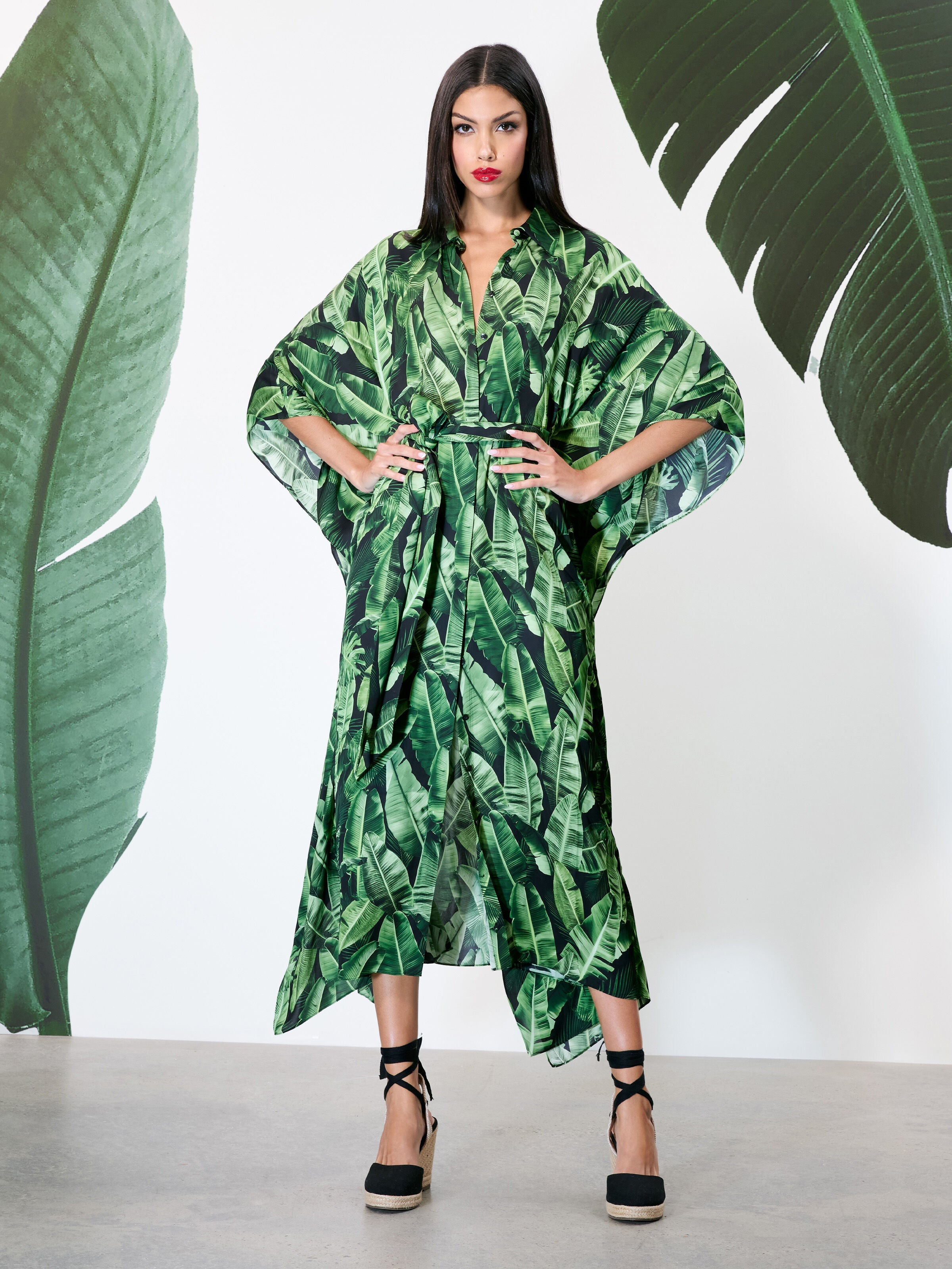 DEANNE MIDI SHIRT DRESS-ALICE + OLIVIA
