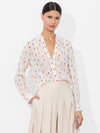 ELOISE BUTTON DOWN BLOUSE-ALICE + OLIVIA