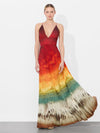 LAUREN PLEATED MAXI DRESS-ALICE + OLIVIA