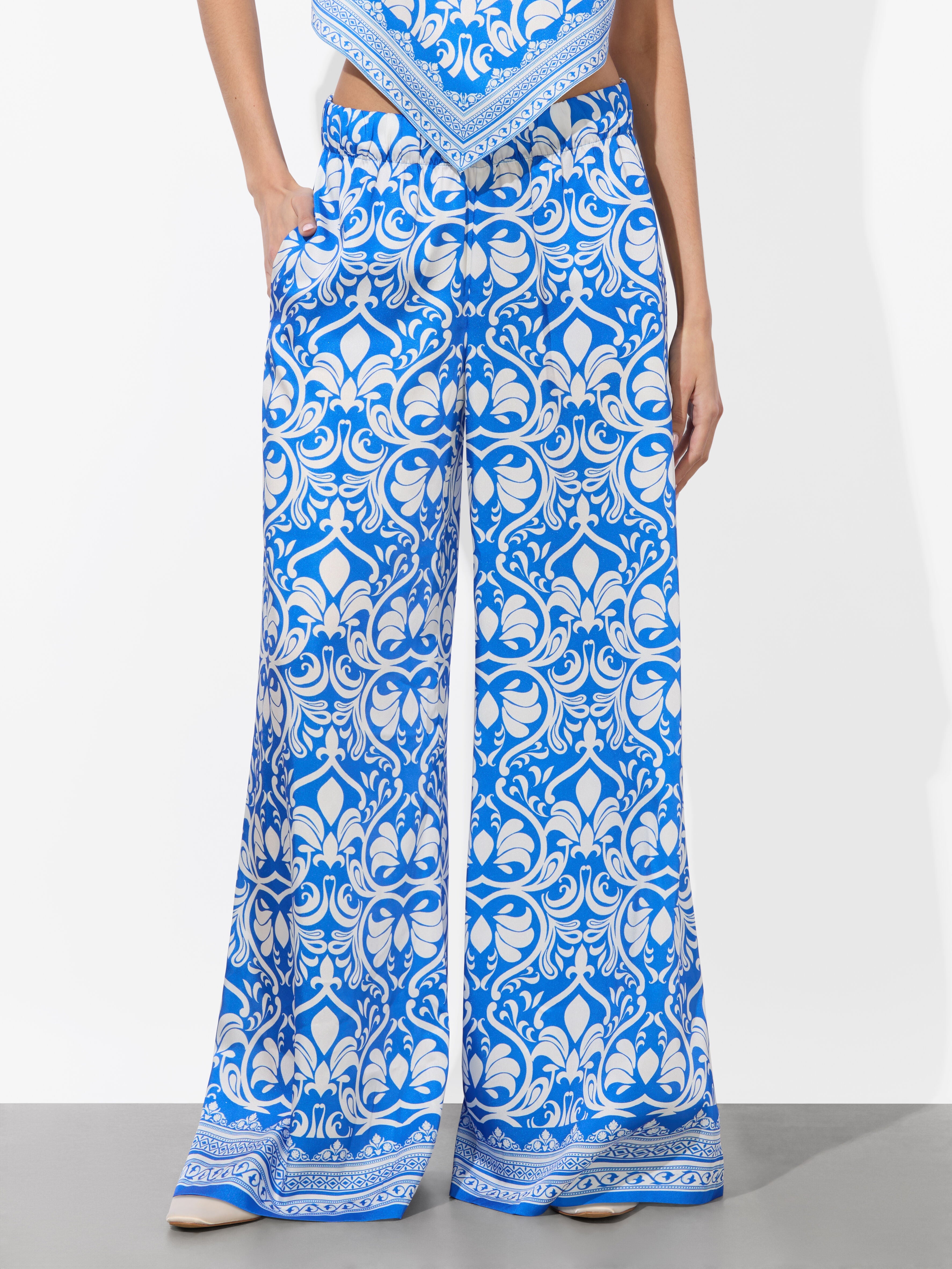 KEEGAN PULL ON WIDE LEG PANT