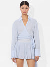 HANNON WRAP TOP-ALICE + OLIVIA
