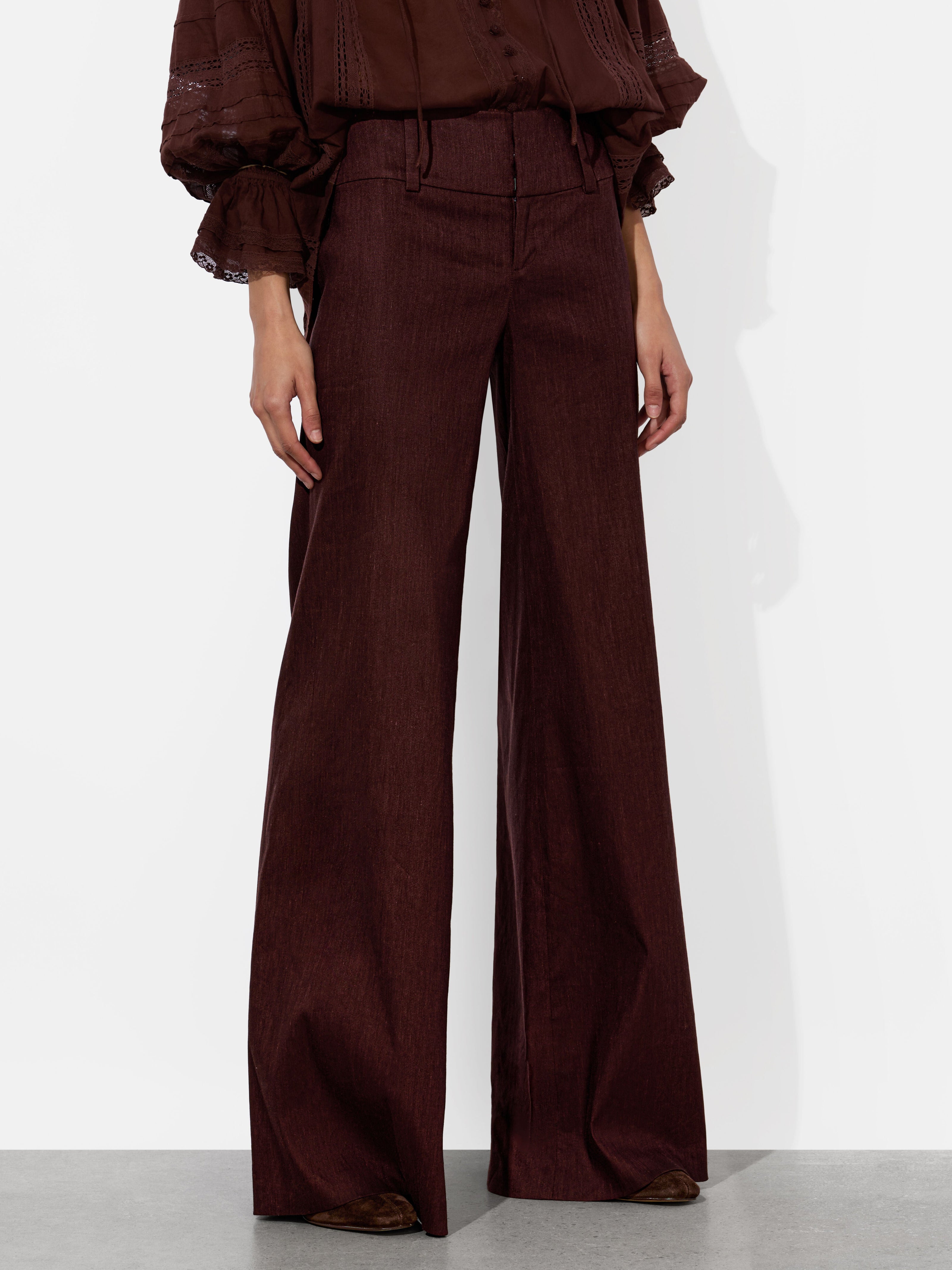 OLIVIA LINEN PANT-ALICE + OLIVIA