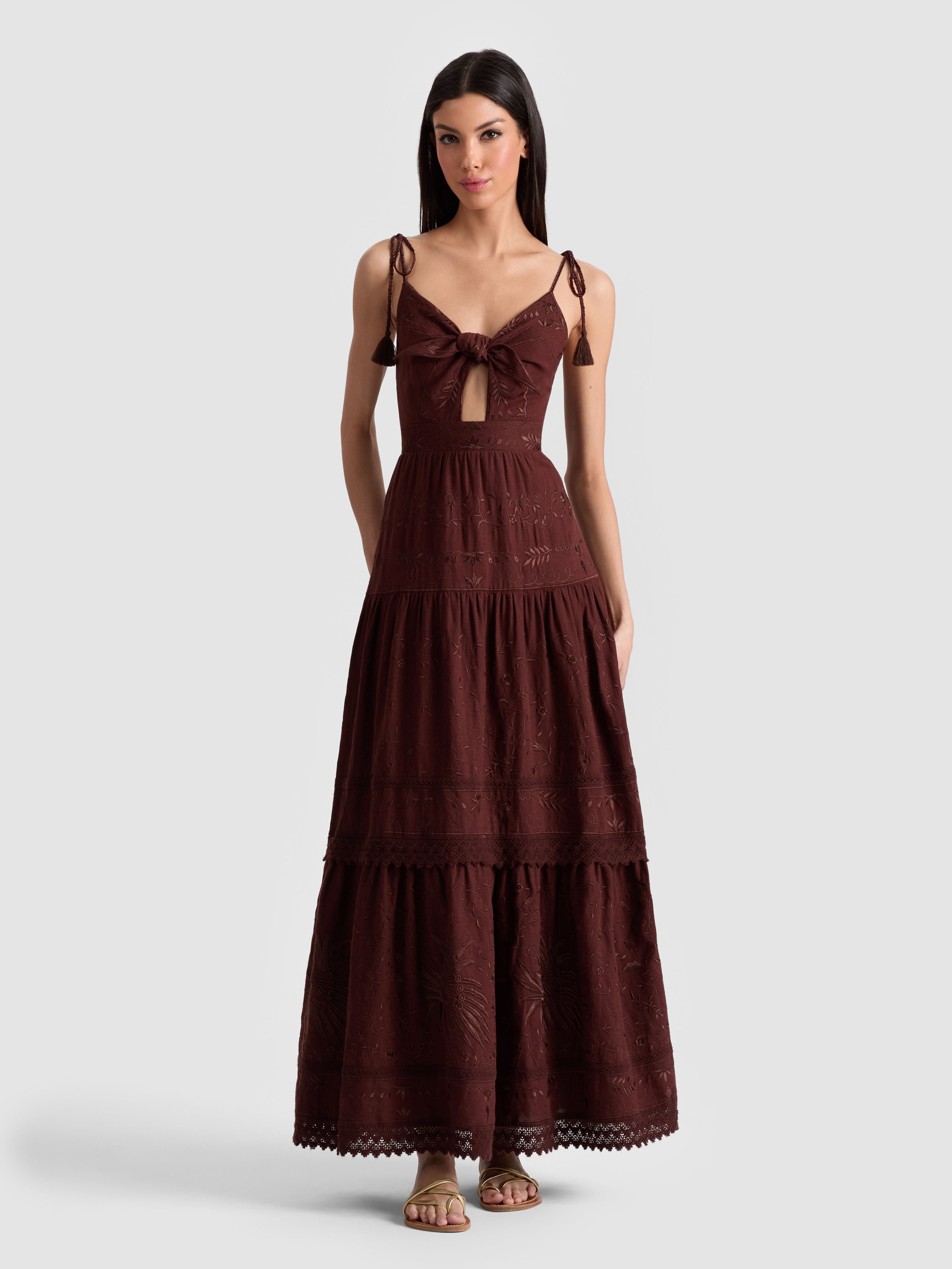 MINKA MAXI DRESS-ALICE + OLIVIA