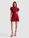 LORYN EMBROIDERED SHIRT DRESS-ALICE + OLIVIA