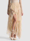 KARYS MIXED MEDIA SKIRT-ALICE + OLIVIA