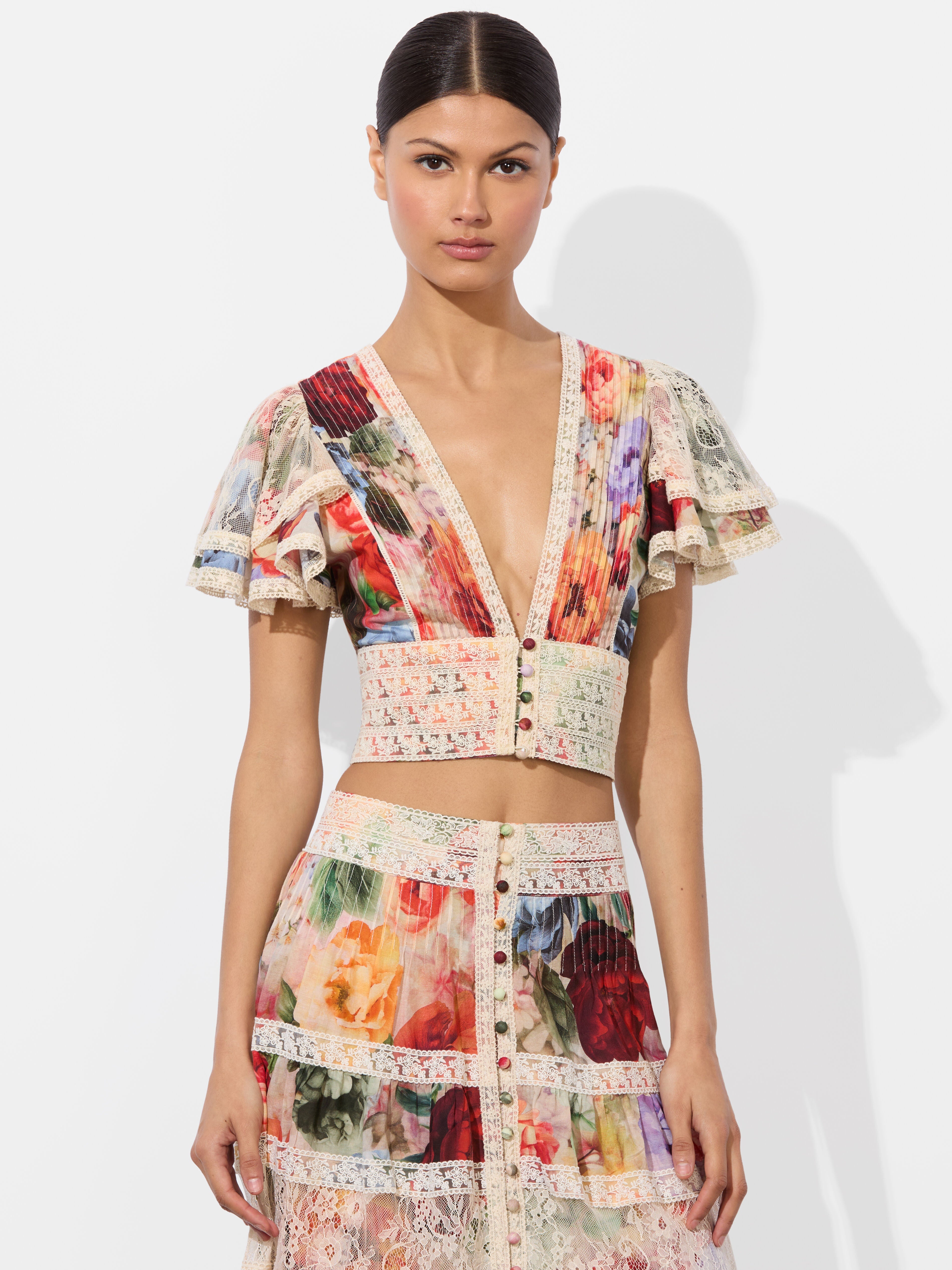 KEELEY BLOUSE-ALICE + OLIVIA