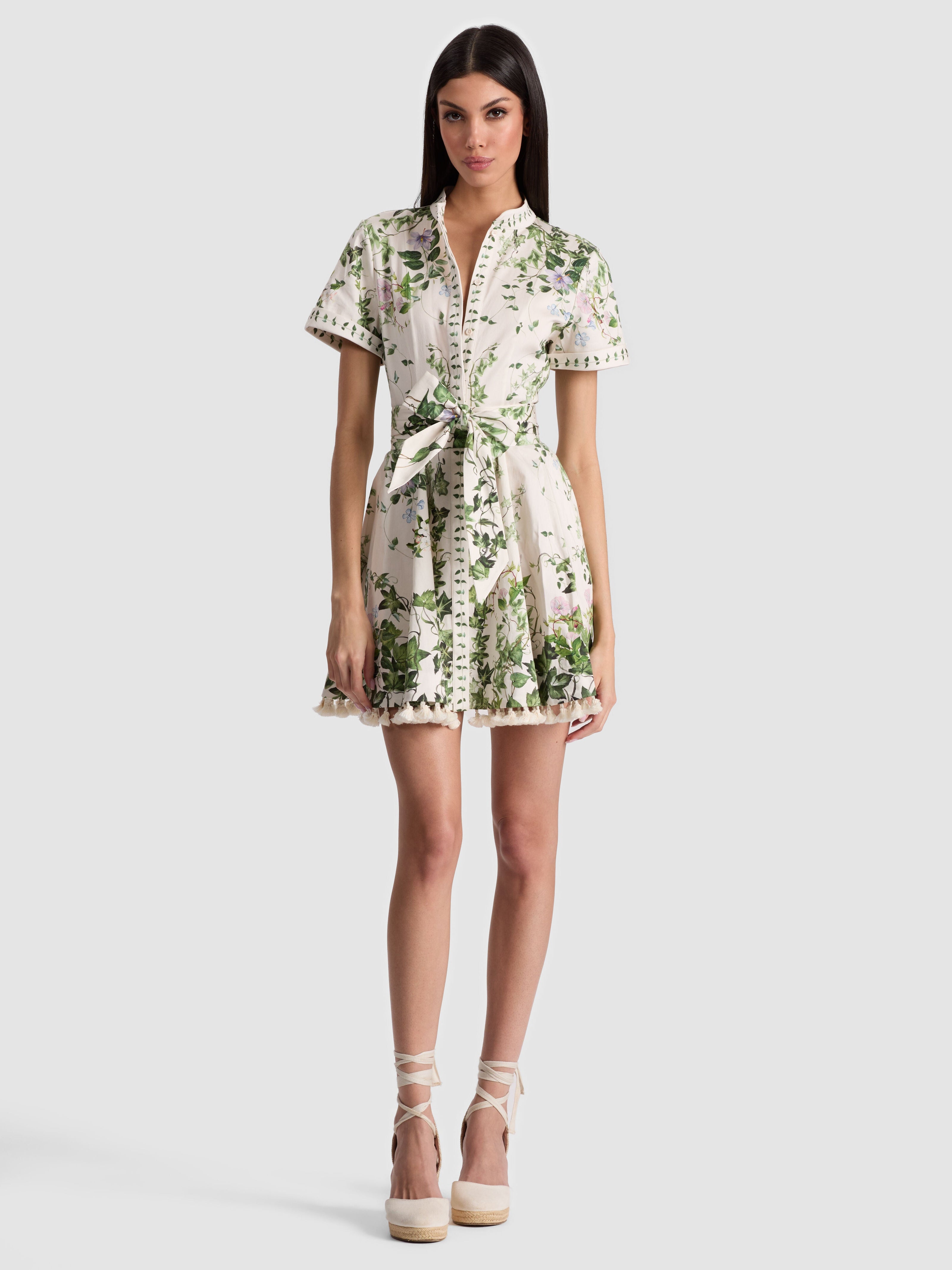 LUCY MINI SHIRT DRESS-ALICE + OLIVIA