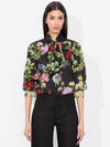 LLOYD SLIT SLEEVE BLOUSE-ALICE + OLIVIA