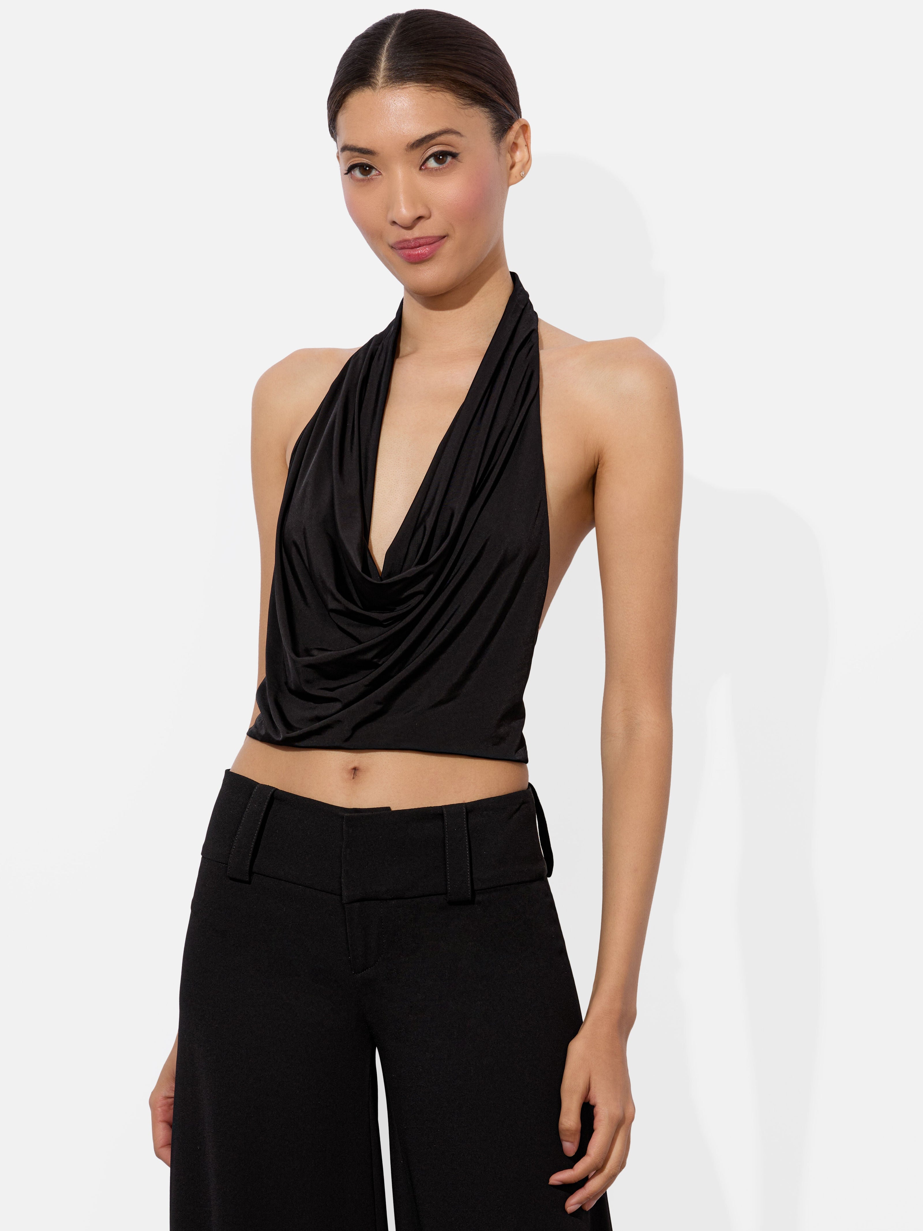 AYANNA HALTER TOP-ALICE + OLIVIA
