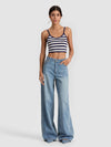 MAUDE STRIPED BRALETTE-ALICE + OLIVIA