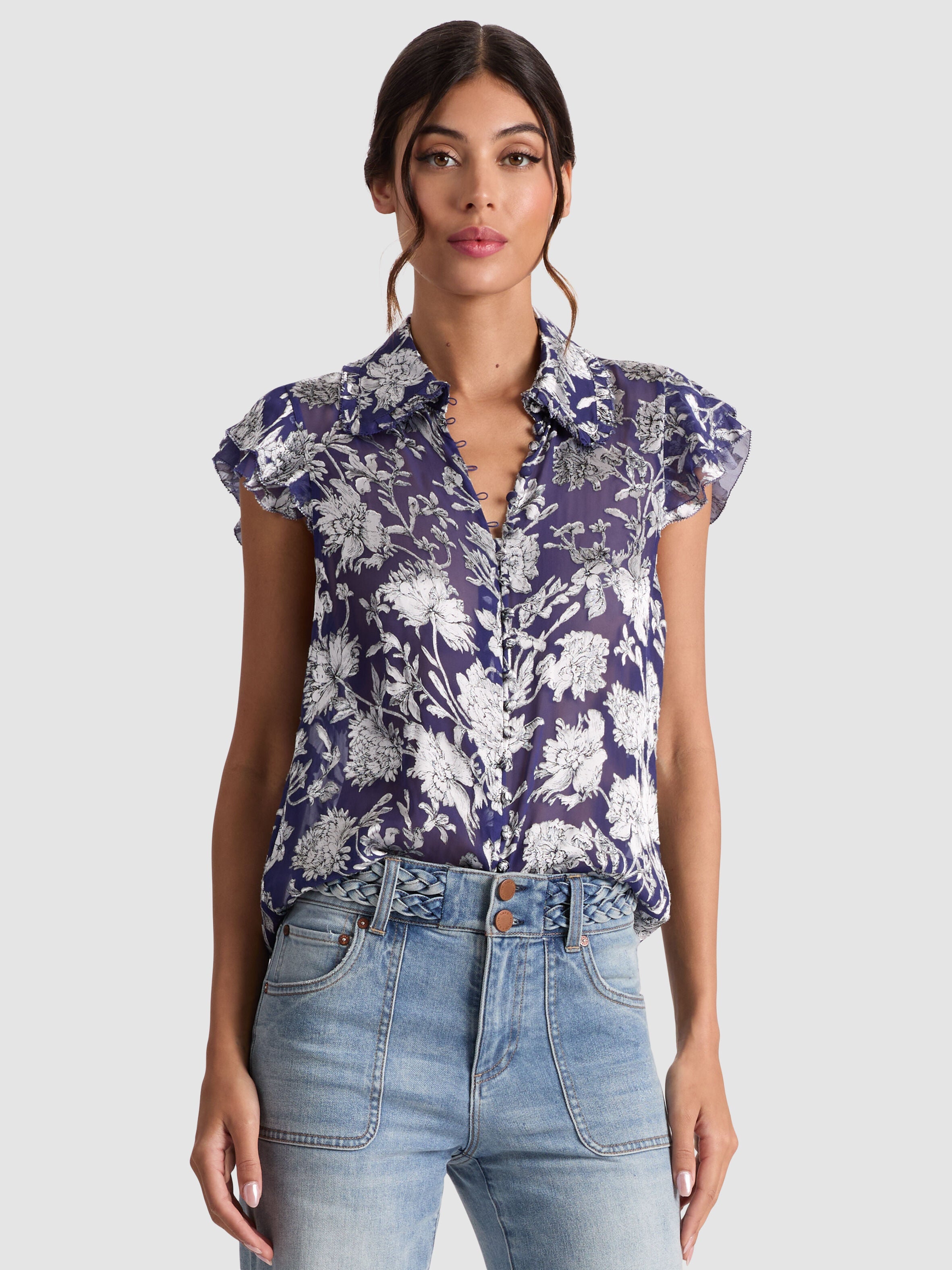 MARTEL BLOUSE-ALICE + OLIVIA