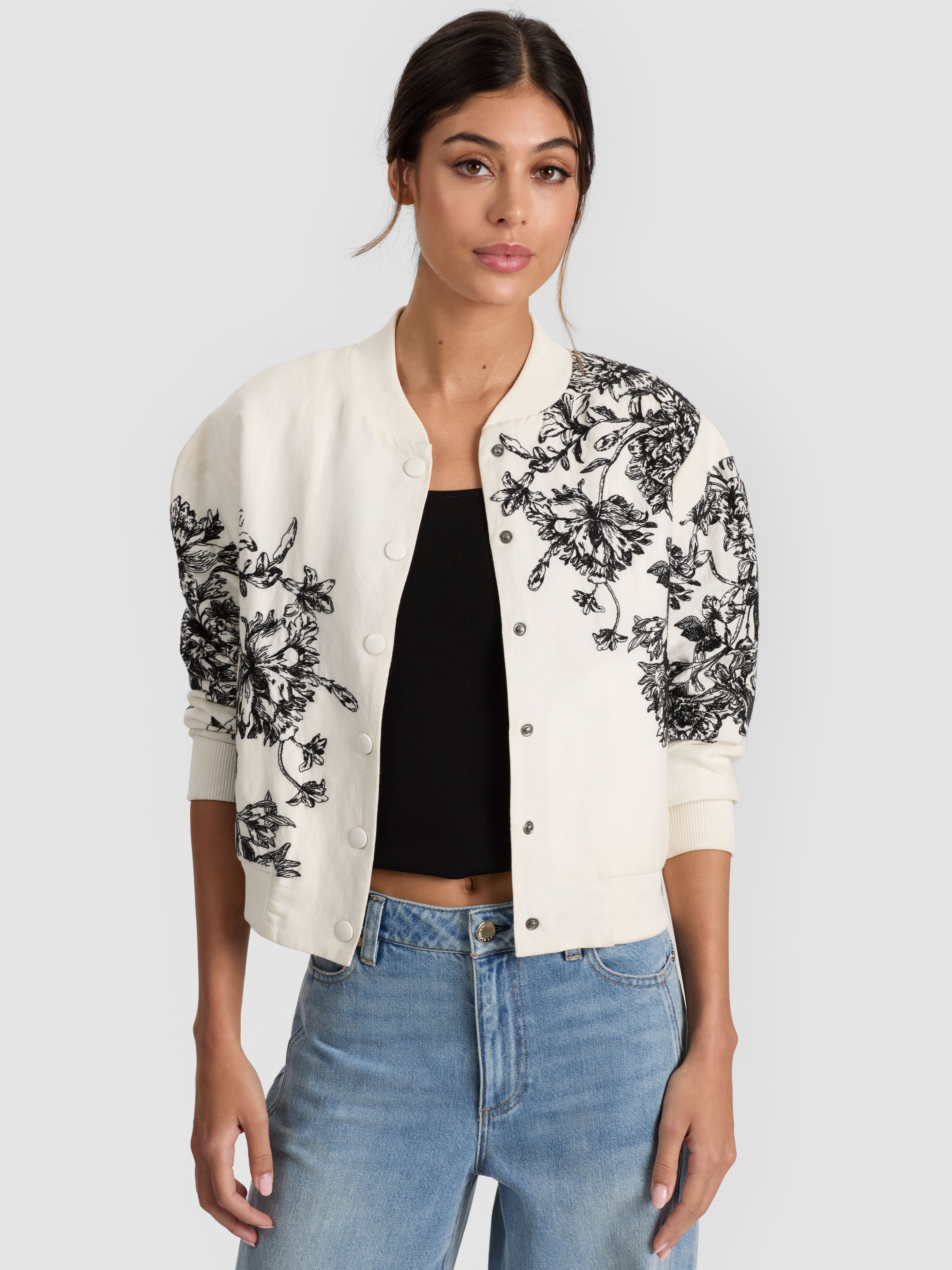 KERI VARSITY JACKET-ALICE + OLIVIA