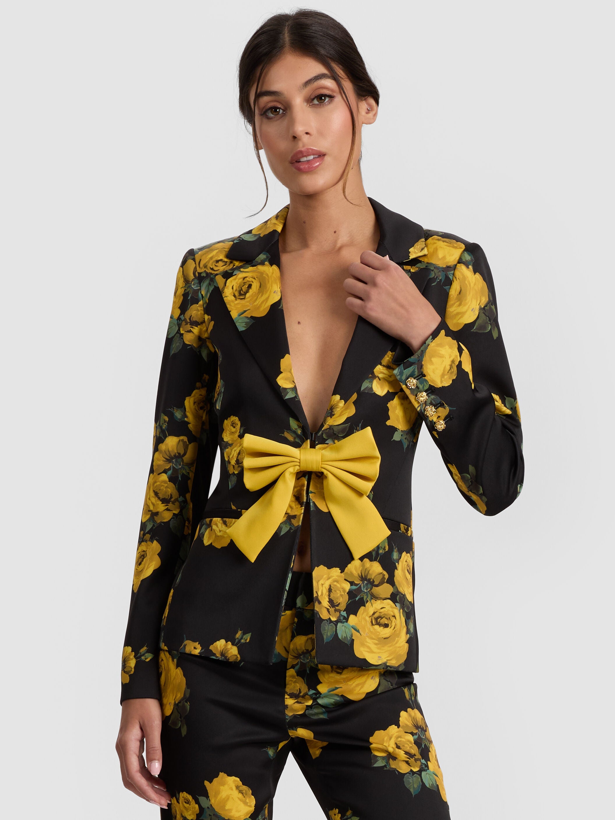MYA PRINTED BLAZER-ALICE + OLIVIA