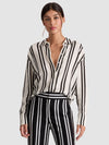 DIMITRA OVERSIZED BUTTON DOWN-ALICE + OLIVIA