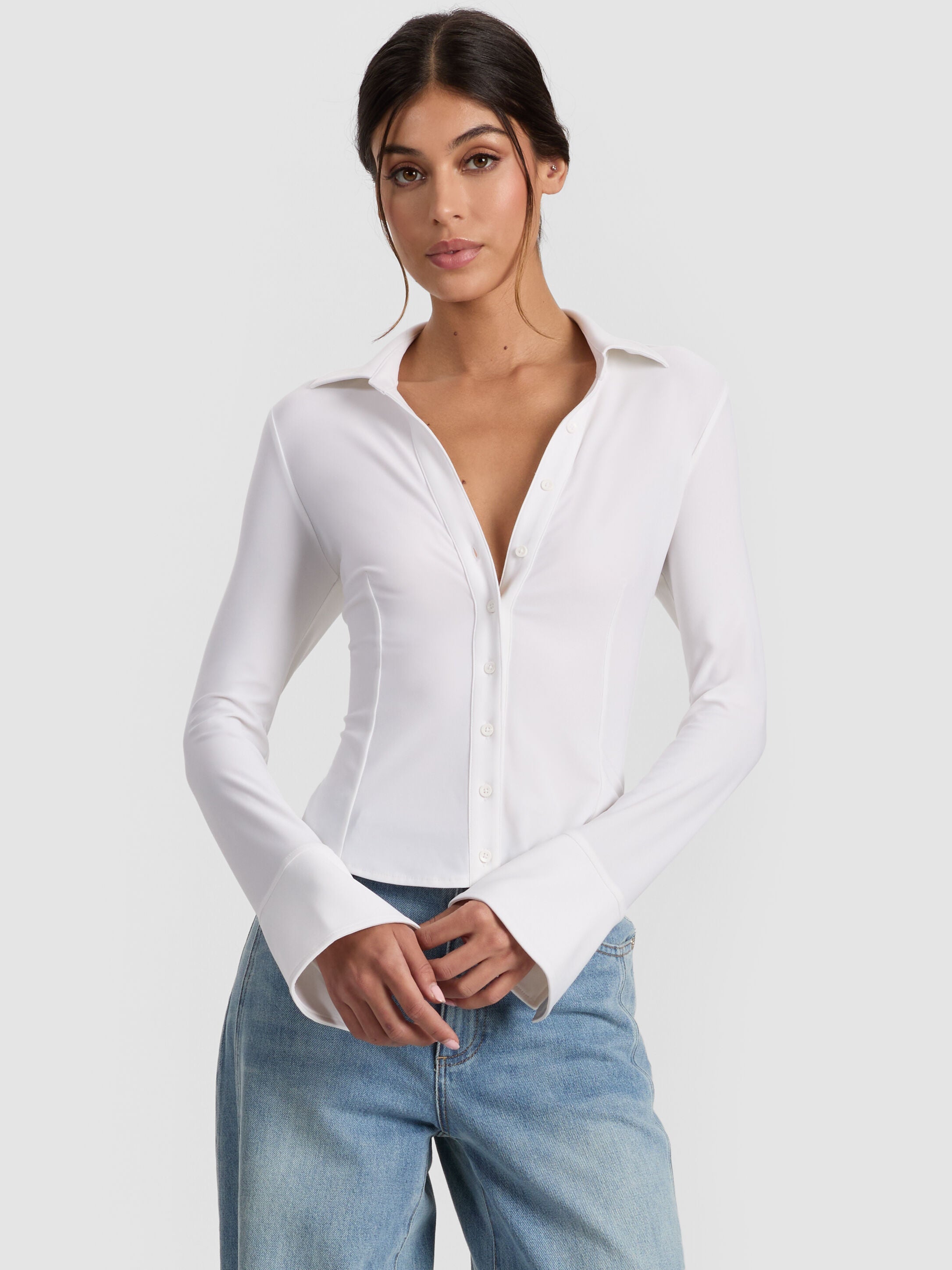 FREYA FITTED TOP-ALICE + OLIVIA