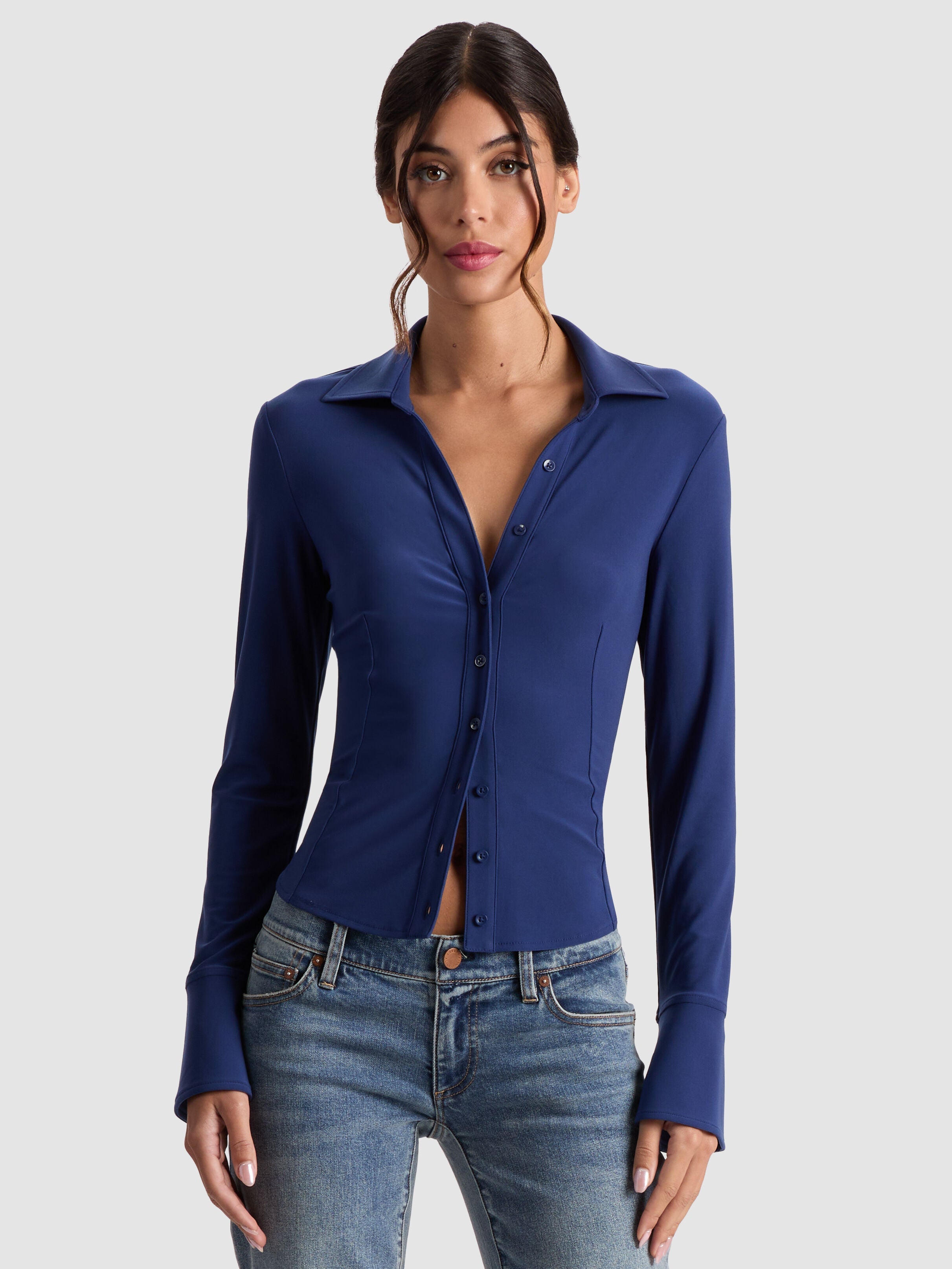 FREYA FITTED TOP-ALICE + OLIVIA