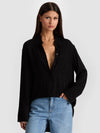 FINELY OVERSIZED BUTTON DOWN-ALICE + OLIVIA