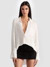 FINELY OVERSIZED BUTTON DOWN-ALICE + OLIVIA