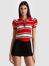 RAMONA STRIPED PULLOVER-ALICE + OLIVIA