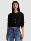 DOLLIE CASHMERE CABLEKNIT CARDIGAN-ALICE + OLIVIA