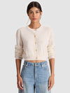 DOLLIE CASHMERE CABLEKNIT CARDIGAN-ALICE + OLIVIA