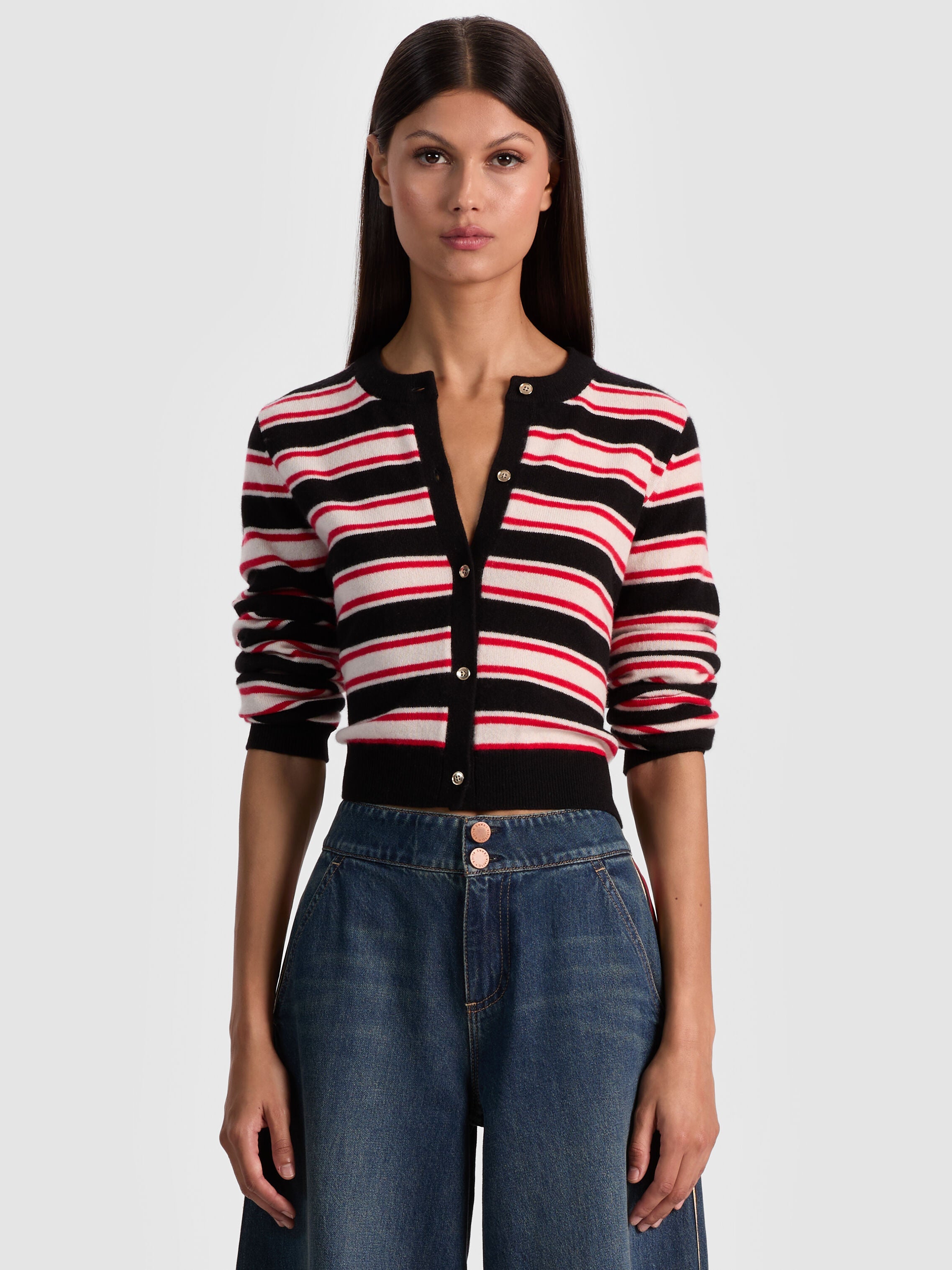 DOLLIE CASHMERE CARDIGAN-ALICE + OLIVIA