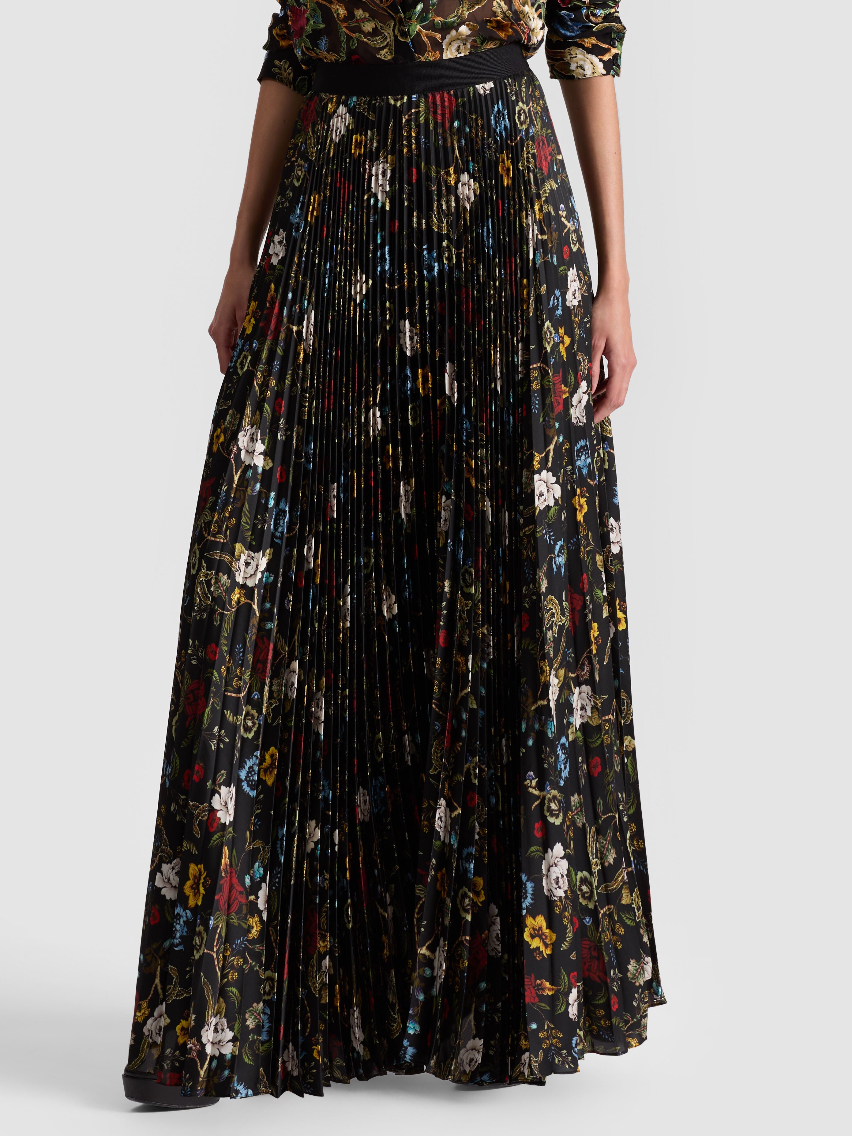 KATZ PLEATED MAXI SKIRT-ALICE + OLIVIA