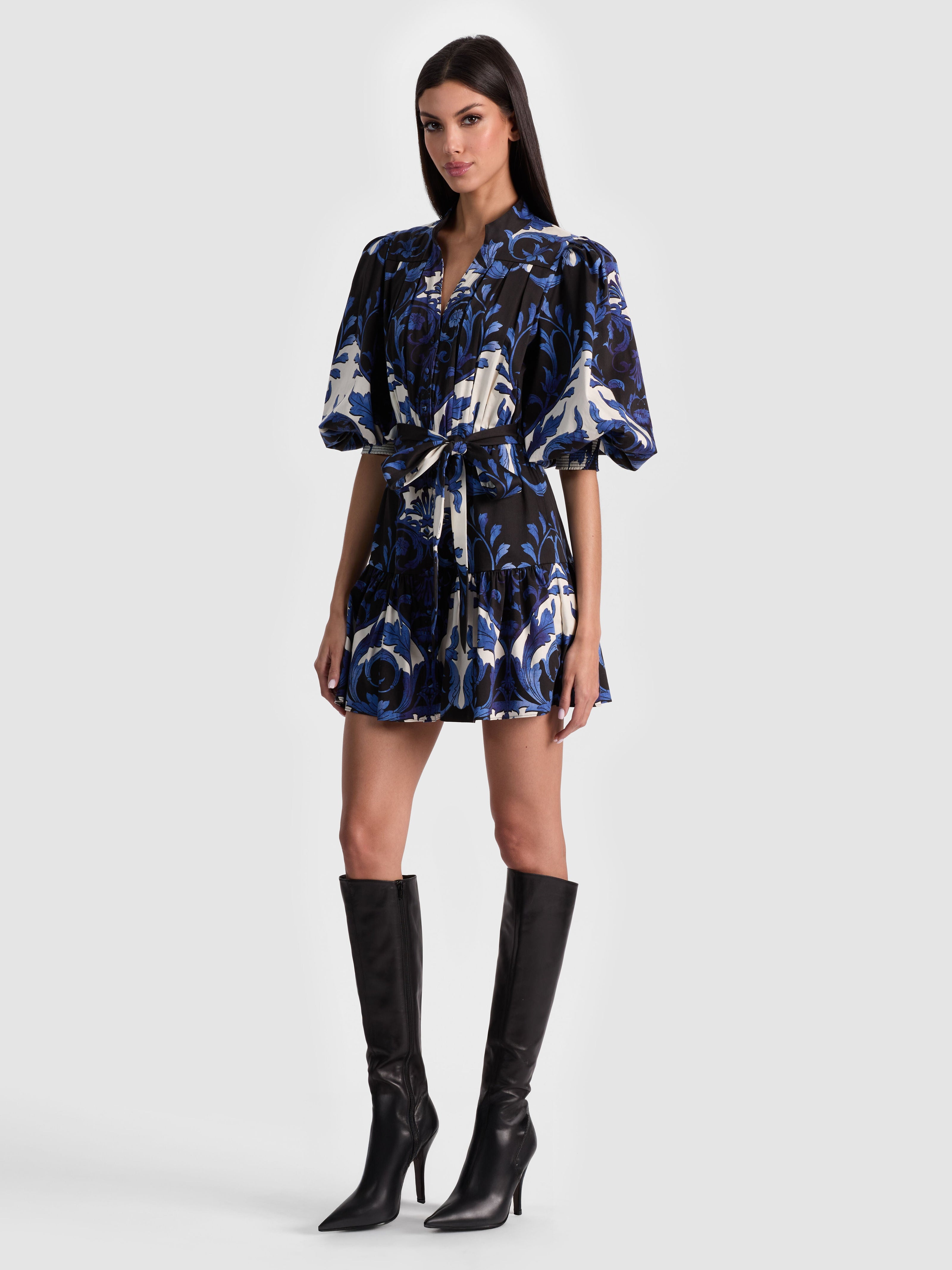 CORA MINI SHIRT DRESS-ALICE + OLIVIA