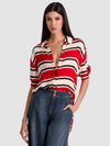 DIMITRA OVERSIZED BUTTON DOWN-ALICE + OLIVIA