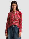 WILLA SILK BLOUSE-HANDS OF TIME-ALICE + OLIVIA
