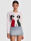 RUTHY STACEFACE CARDIGAN-ALICE + OLIVIA