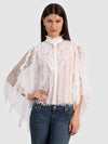RHEBA LACE TOP-ALICE + OLIVIA