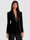 SILAS VELVET BLAZER-ALICE + OLIVIA