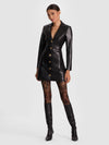 MICHELLE VEGAN BLAZER DRESS-ALICE + OLIVIA