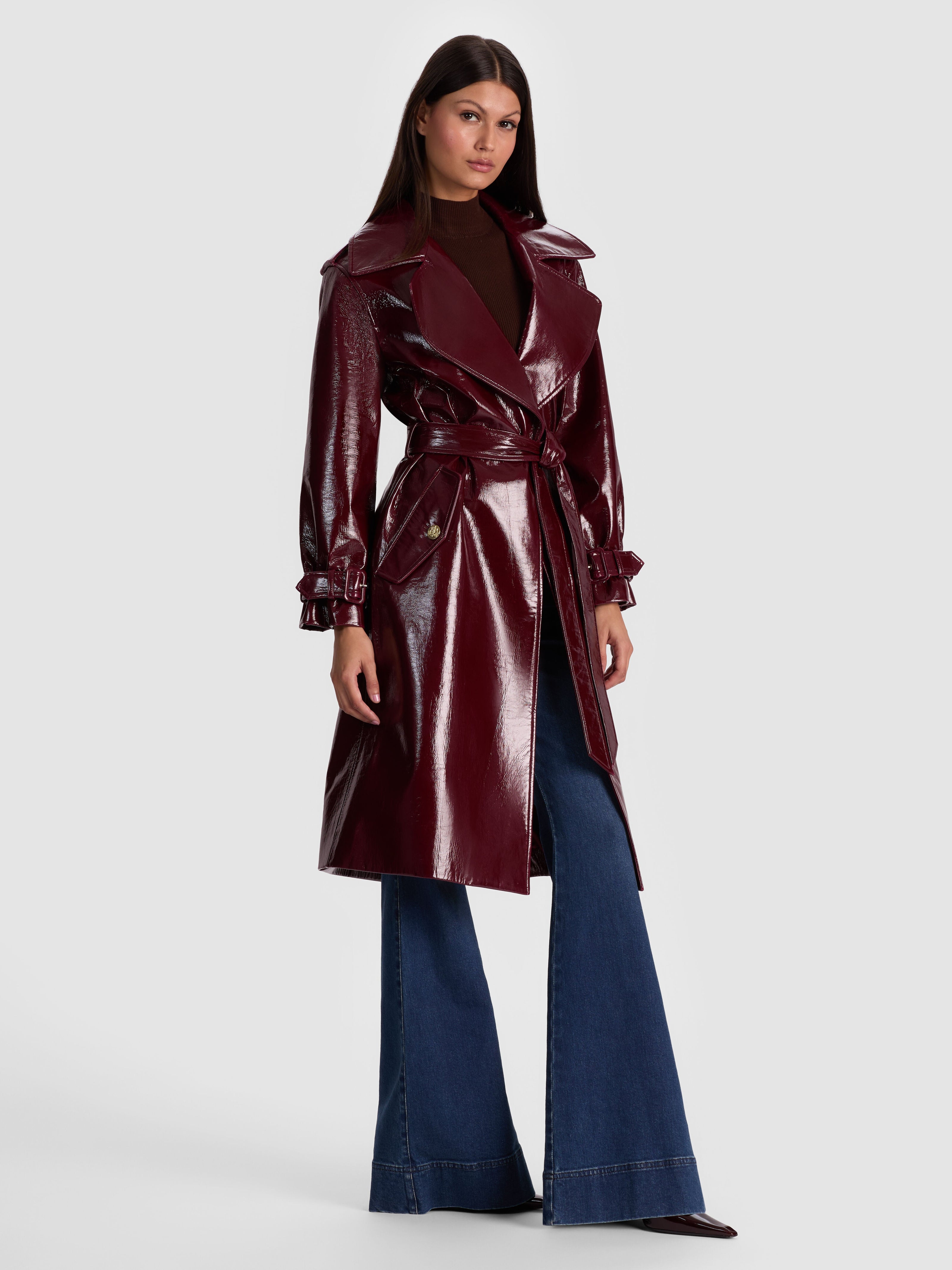 NEVADA VEGAN TRENCH COAT-ALICE + OLIVIA