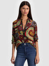 WILLA SILK BLOUSE-HANDS OF TIME-ALICE + OLIVIA