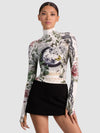 DELAINA TURTLENECK TOP-ALICE + OLIVIA