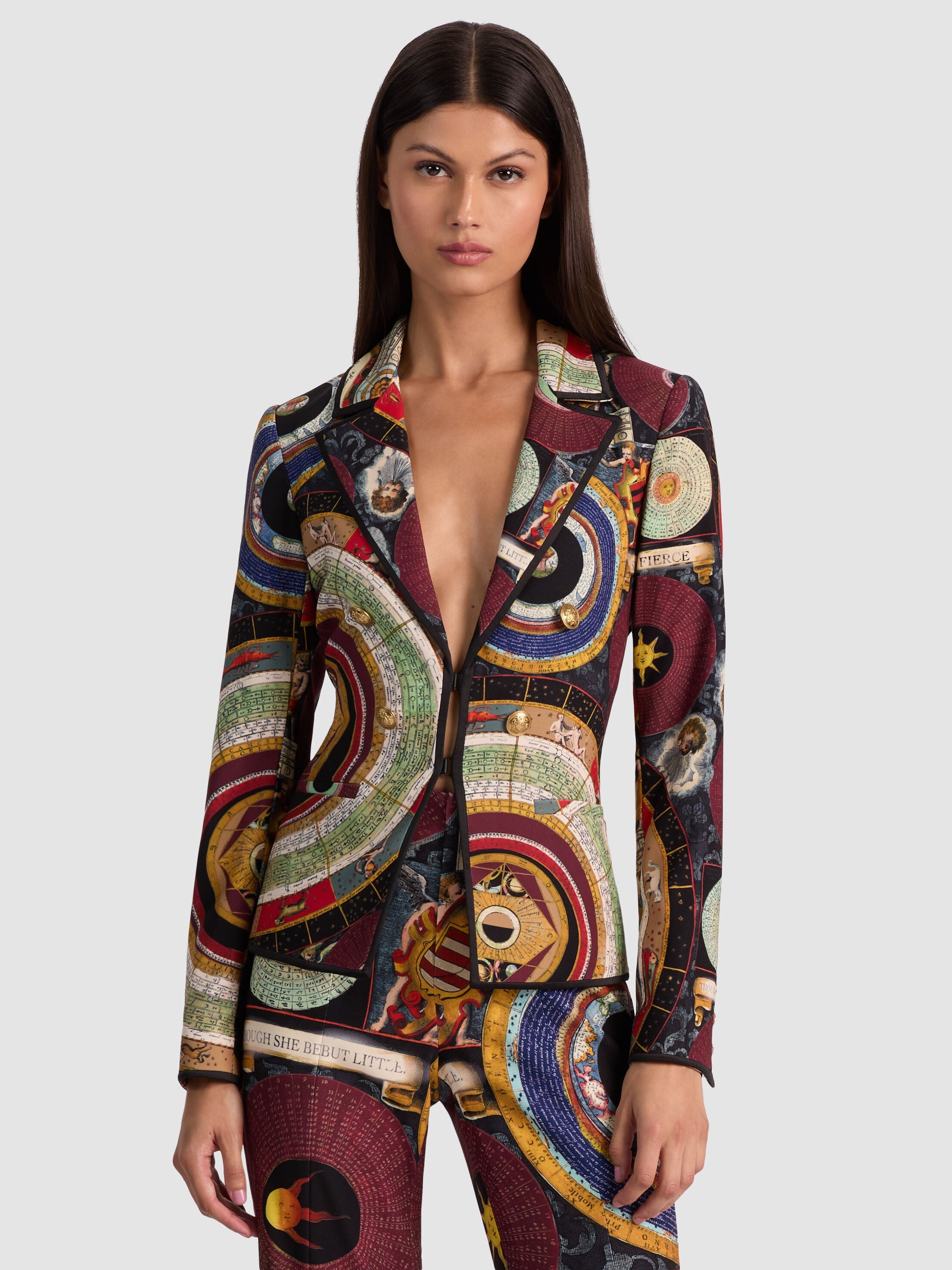 MYA PRINTED BLAZER-ALICE + OLIVIA