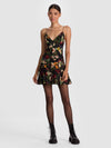 JULIETTA MINI SLIP DRESS-ALICE + OLIVIA