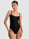 ARLA ELONGATED CORSET BODYSUIT-ALICE + OLIVIA