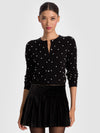 DOLLIE EMBELLISHED CASHMERE CARDIGAN-ALICE + OLIVIA