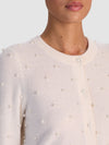 DOLLIE EMBELLISHED CASHMERE CARDIGAN-ECRU-ALICE + OLIVIA