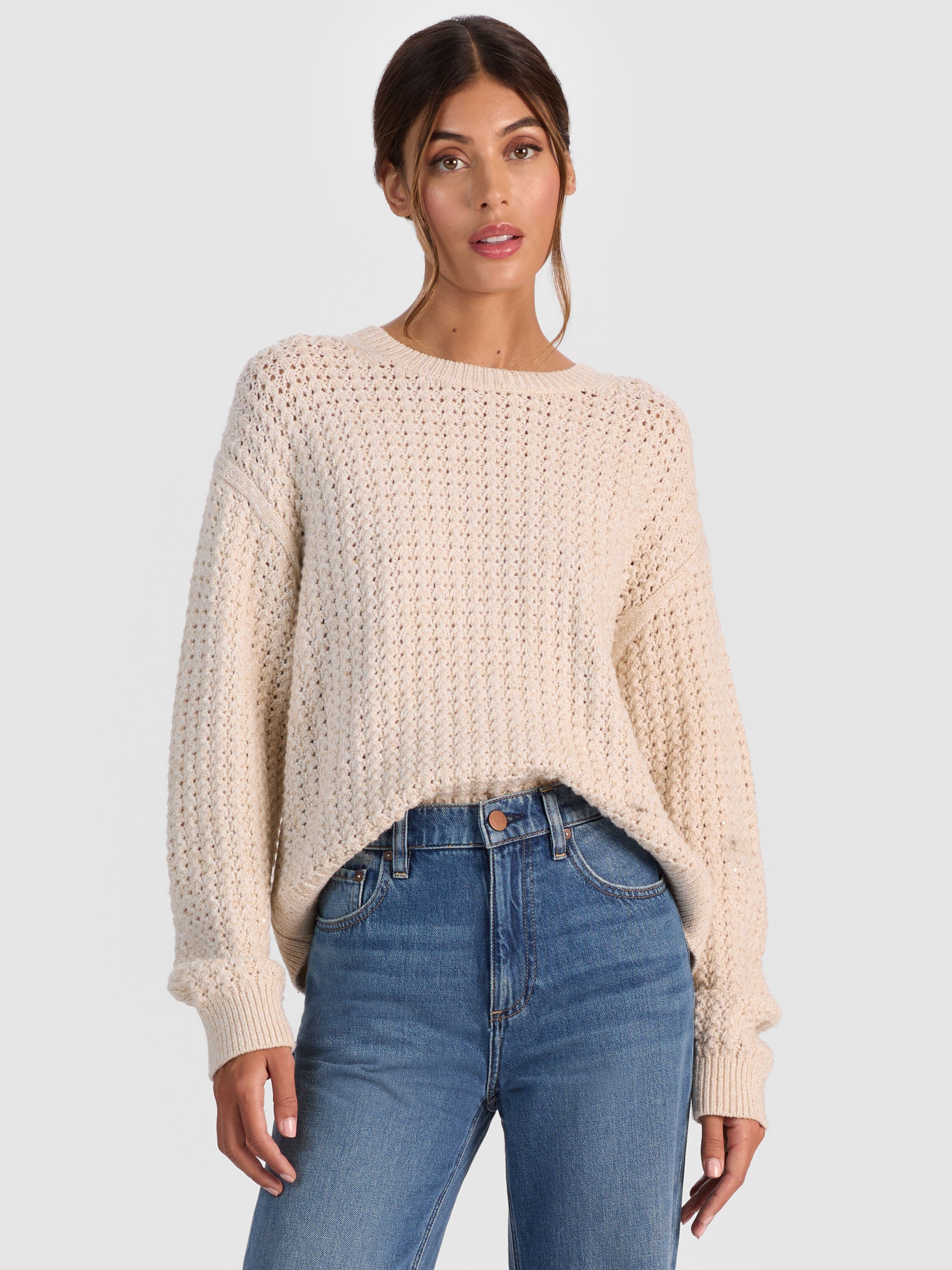 LIZA SPARKLE PULLOVER-ALICE + OLIVIA
