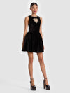 ELLA VELVET MINI DRESS-ALICE + OLIVIA