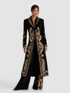MACEY EMBROIDERED VELVET COAT-ALICE + OLIVIA